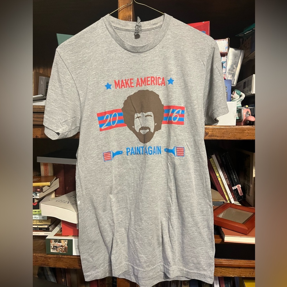 Bob Ross graphic tee